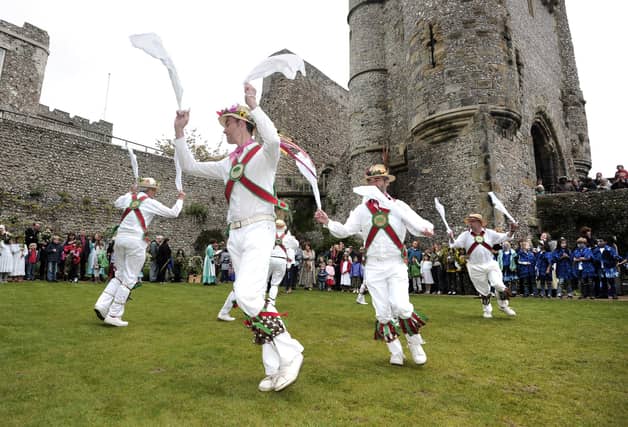 May Day celebrations at Lewes Castle in 2012. Photo: Peter Cripps