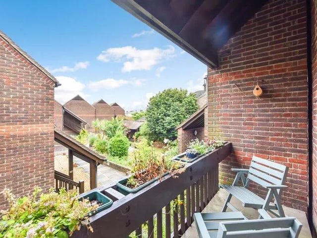The balcony is a great place to spend sunny days.