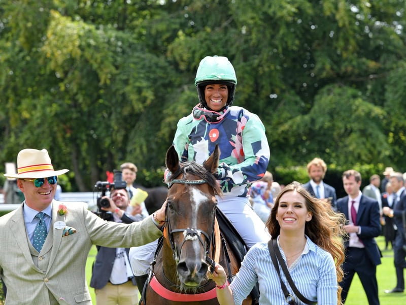 QATAR GOODWOOD THURSDAY
GOODWOOD, CHICHESTER
ENGLAND
JULY 28th 2022
PHOTOGRAPHER: Malcolm Wells
// NOTE: these are race results not necessarily who is in the picture //
Meeting: QATAR GOODWOOD FESTIVAL MEETING
THIRD DAY
Race:The Markel Magnolia Cup - a charity race
Time:1.10 pm
1st: Dark Shot
Jockey: Ashleigh Wicheard
Ashleigh Wicheard, who is a work rider for trainer Neil Mulholland, won the Markel Magnolia Cup charity race at the Qatar Goodwood Festival on Thursday showing great form on her horse 'Dark Shot'
Picture: Malcolm Wells
Professional Photographer
E: malcolmrichardwells@gmail.com:Images from Ladies' Day at Glorious Goodwood - the Qatar Goodwood Festival - in 2022