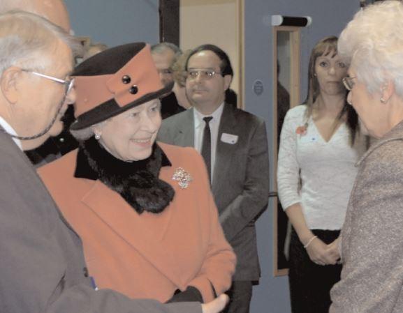 The Queen at Thomas Bennett