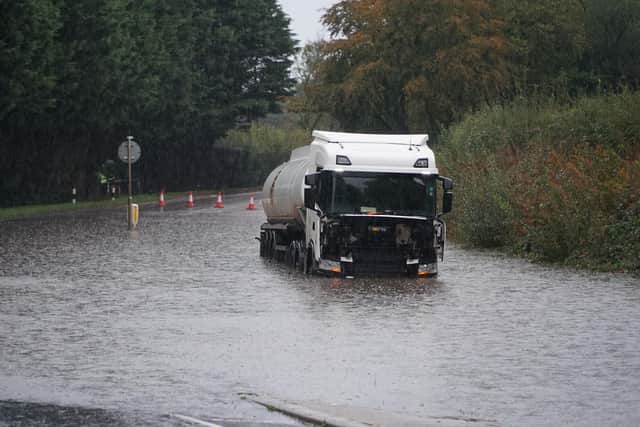 Drivers across the county are advised to continue avoiding driving through routes vulnerable to flooding.
