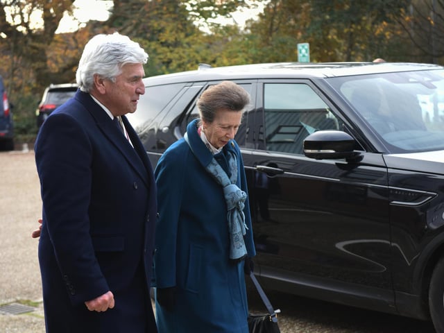 The Princess Royal visits Focus SB in St Leonards on November 22 2023.