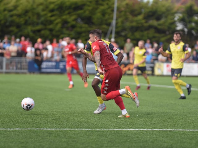 Images from Worthing v Eastbourne Borough in National South