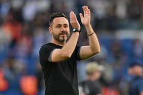 Former Italy international Lele Adani has shared a touching voice message he received from Brighton & Hove Albion head coach Roberto De Zerbi prior to yesterday’s UEFA Europa League contest with Ajax. Picture by GLYN KIRK/AFP via Getty Images