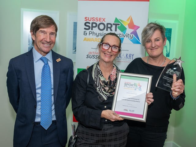 Winners and finalists at the Sussex Sport and Physical Activity Awards for 2023