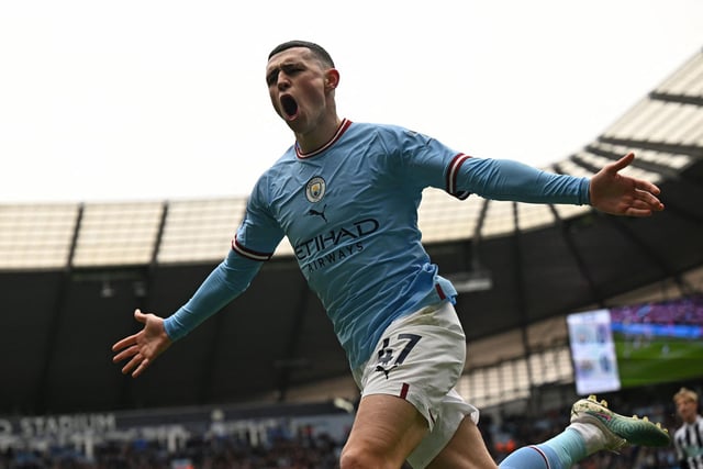 Phil Foden has nine Premier League goals for Manchester City this season with an xG of 4.6 - an overperformance of 4.4 goals