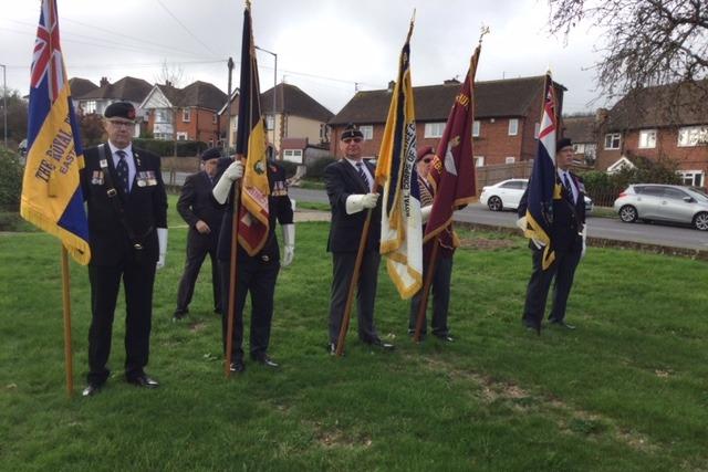Eastbourne WWII Memorial Houses' remembrance service