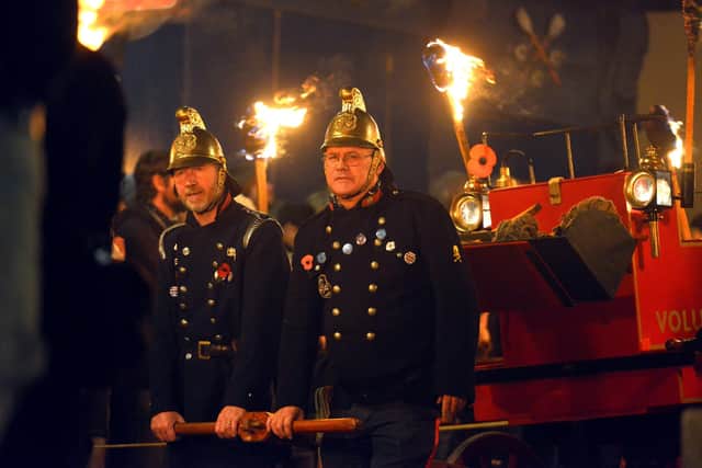 A scene from Lewes Bonfire 2017. Photo: Peter Cripps, Iconic Media Group