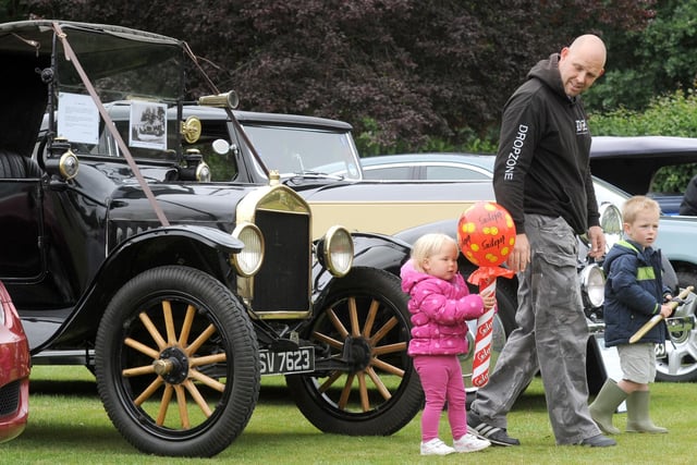 There were plenty of beautifully-restored vintage cars on show