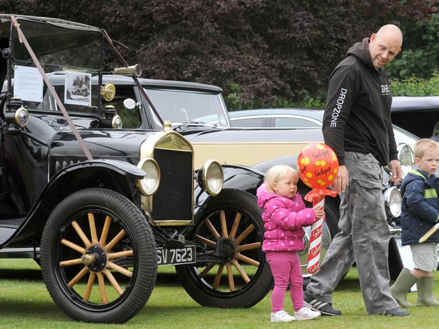 There were plenty of beautifully-restored vintage cars on show