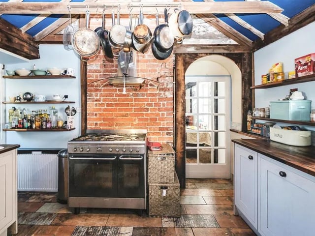 Six bed detached house, with four baths and three receptions- £750,000.