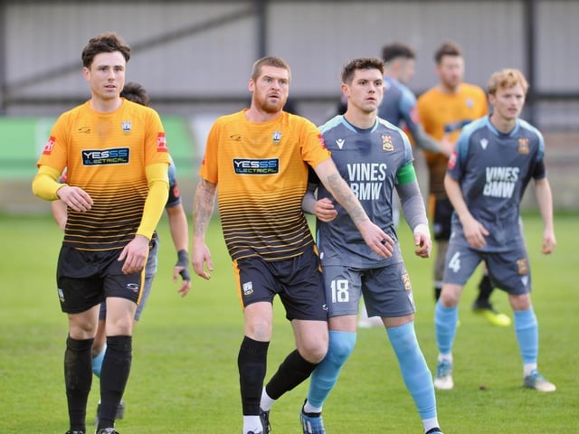 Littlehampton Town and Three Bridges played out a seven-goal thriller at The Sportsfield on Saturday with the home side coming out on top 4-3. Photographer Stephen Goodger was there to catch the action