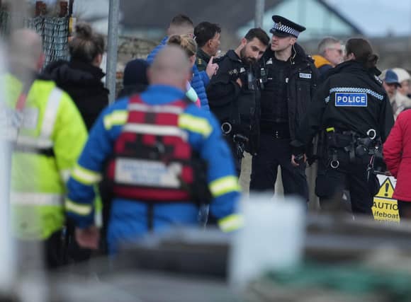 Dozens of emergency service personnel joined a large-scale search and rescue operation off the coast in Selsey.