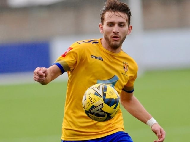 Action from Lancing's win over Corinthian in the Isthmian south east division