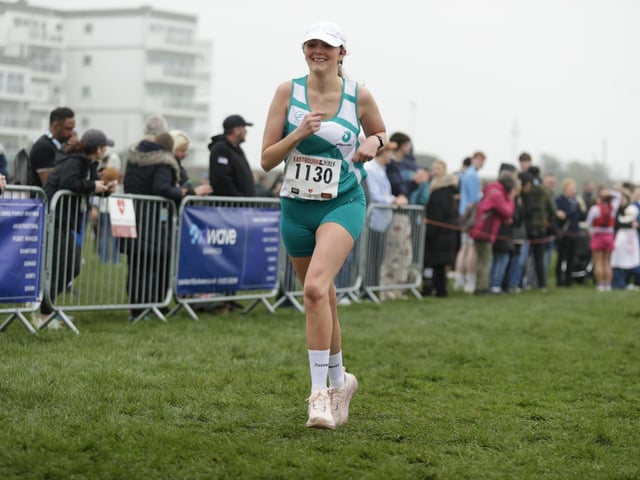 Medals, top 3s, sponsors and a variety from the course of this year's Eastbourne Half Marathon