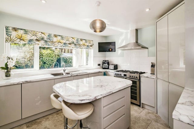 This Angmering bungalow is simply stunning, say the agents, and the south-facing garden is beautifully landscaped with mature shrubs, lawn and patio