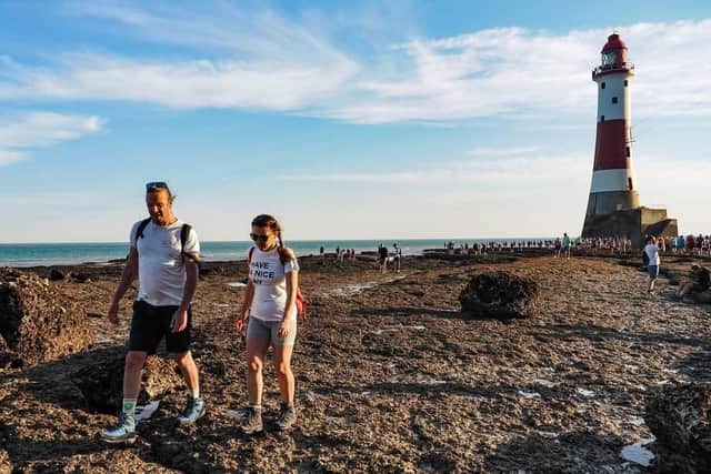 Beachy Head Lighthouse Challenge (photo by Hugh Wilton)
