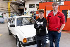 Students restore classic vehicle