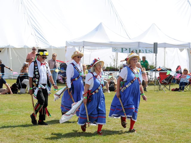 Pictured is: Fishbourne Mill Morris Dancing. Picture: Sarah Standing (260824-5546)