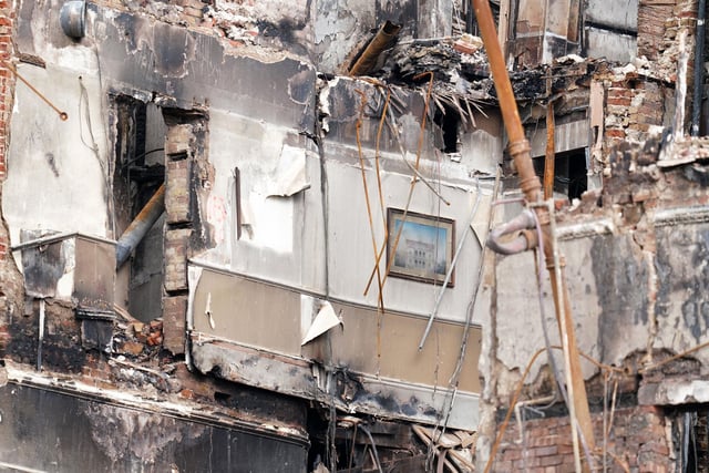 In Pictures: Brighton hotel left in ruins following fire