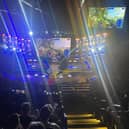 Esport players at a gaming competition
