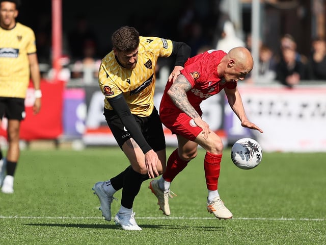Worthing beat Maidstone in the National South play-off semi-final at a packed Woodside Road