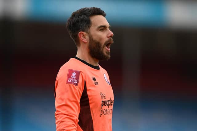 Crawley Town have announced that popular long-standing goalkeeper Glenn Morris has joined League Two rivals Gillingham on loan until January. Picture by Mike Hewitt/Getty Images
