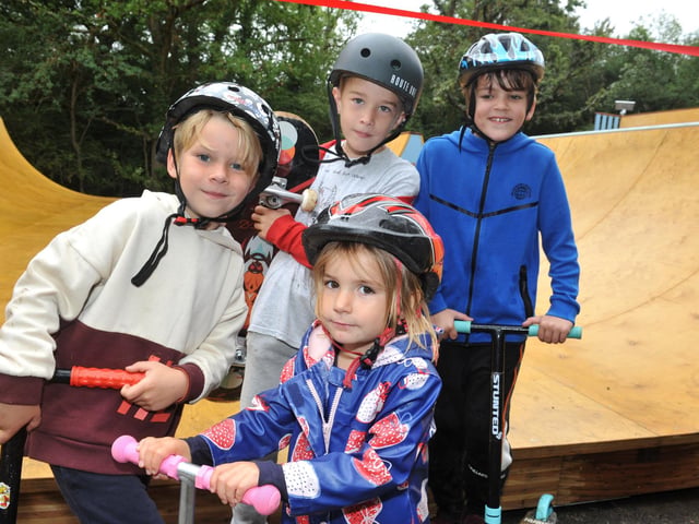 Official opening of the new Southwater Skatepark. SR2307312. Photo by S Robards/Sussex World