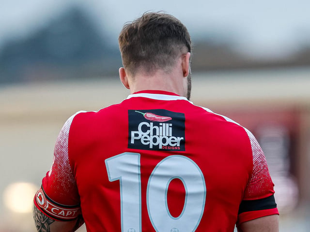 Action from Eastbourne Borough's 1-0 win over St Albans in National League South