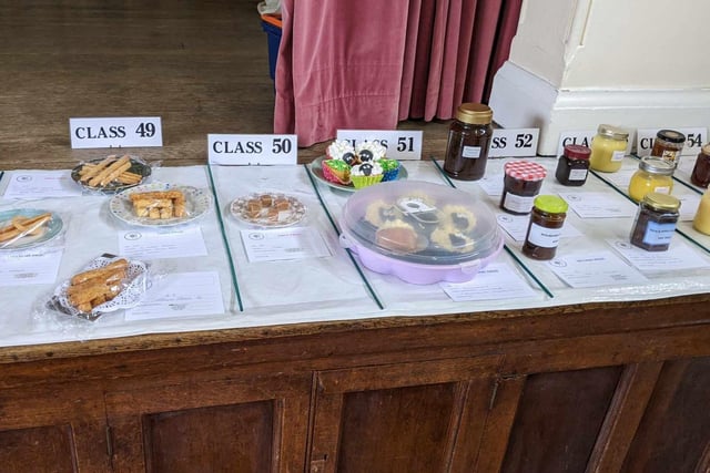 Cookery entries at East Preston and Kingston Horticultural Society's annual spring show