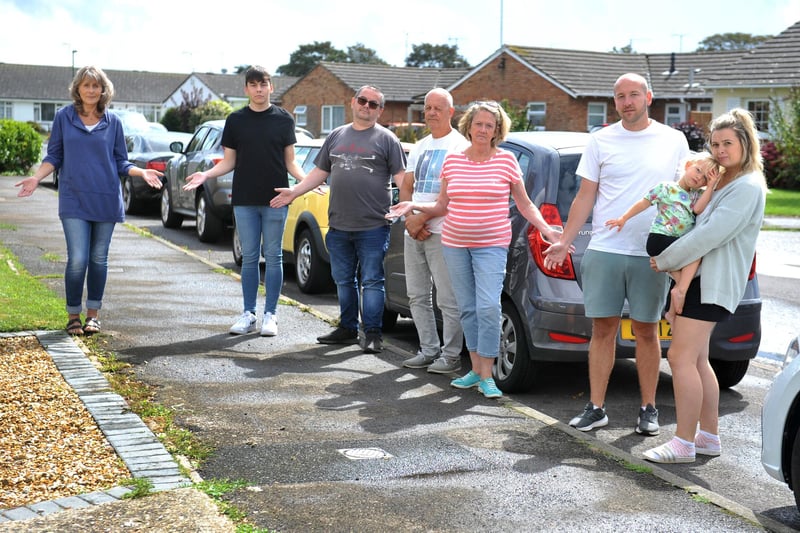 Residents of Windward Close, Littlehampton are concerned about the imminent arrival of electric vehicle charging points outside their houses.