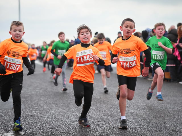Scenes from the 2024 Brighton Half Marathon