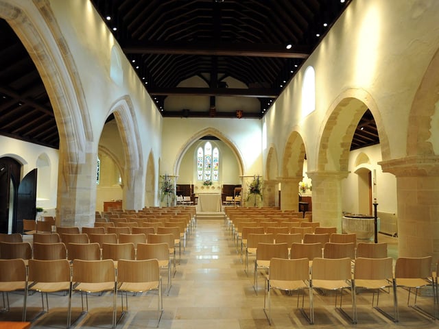 How the church looked in August 2016 after the first stage of the transformation