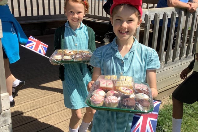 The school hosted a Jubilee celebration with cake and a visit from the Queen