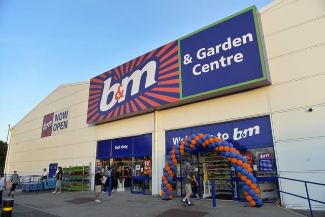 B&M opens it's doors in Sovereign Harbour Retail Park in Eastbourne (Photo by Jon Rigby)