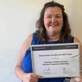 Sarah Feather, the East Sussex’s Healthcare NHS Trust’s Equality, Diversity and Inclusion Lead, who recently won a Diversity in Health and Care Partners Programme award for the trust. Picture: East Sussex NHS Trust