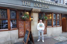 Liam Barham, the new landlord of The Dolphin in South Street. Photo: staff