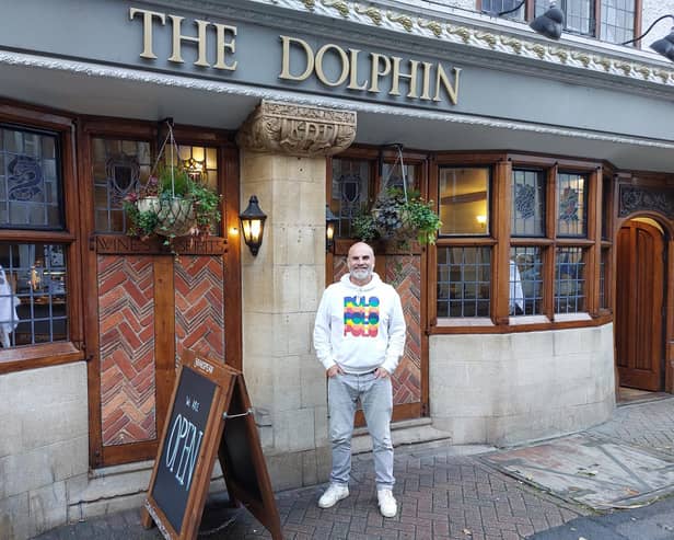 Liam Barham, the new landlord of The Dolphin in South Street. Photo: staff