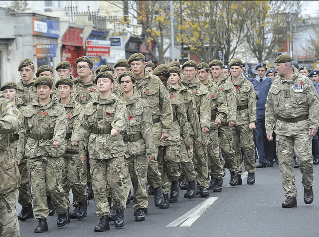 Look back at the Remembrance service from 2015
