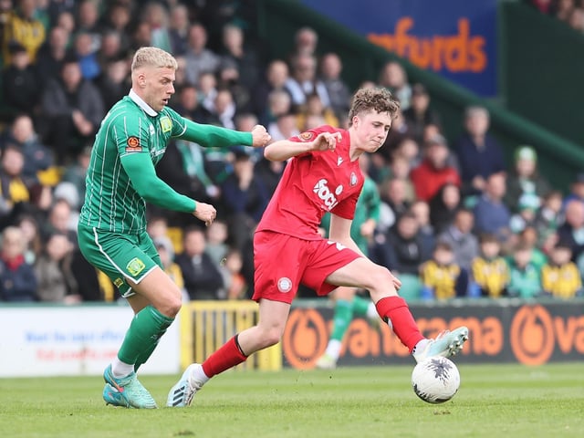 Action from Worthing's National South win at Yeovil
