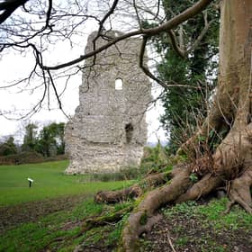 Bramber Castle: after William de Braose, the 4th Lord of Bramber, upset King John I, his children were imprisoned and died. It is said they are still seen at Bramber Castle