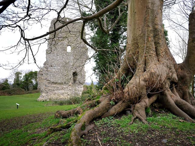 Bramber Castle: after William de Braose, the 4th Lord of Bramber, upset King John I, his children were imprisoned and died. It is said they are still seen at Bramber Castle