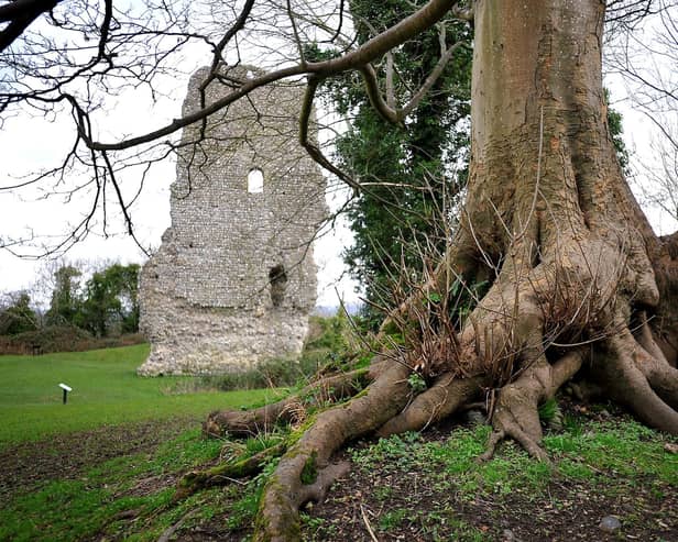 Bramber Castle: after William de Braose, the 4th Lord of Bramber, upset King John I, his children were imprisoned and died. It is said they are still seen at Bramber Castle