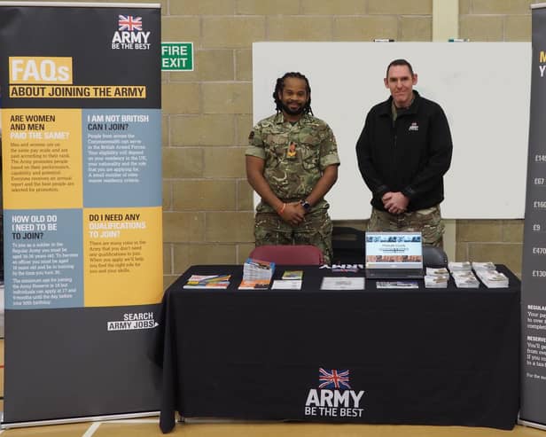 Army stand (Photo by Ian McAlister)
