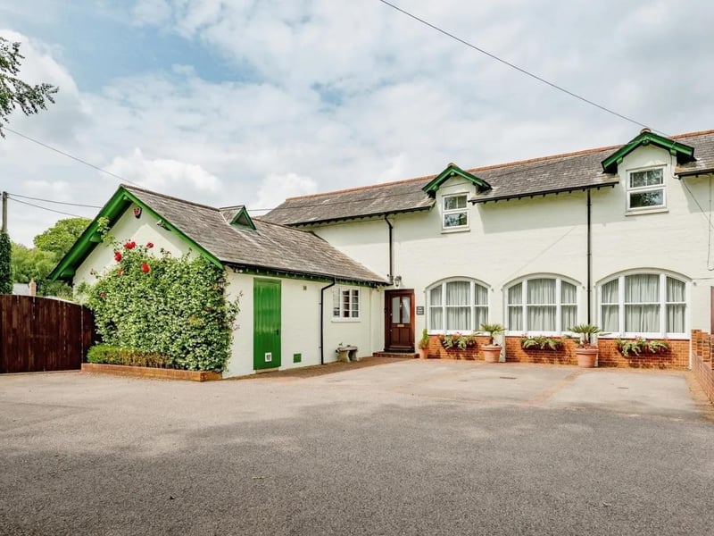 The former Victorian coach house in the Tilgate Forest Lodge Estate