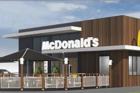CGI of proposed McDonald's in Billingshurst