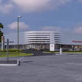 Sytner Group has applied to knock down the FM House buildings in London Road, Sayers Common, and build a new Porsche centre. Photo: Mid Sussex District Council