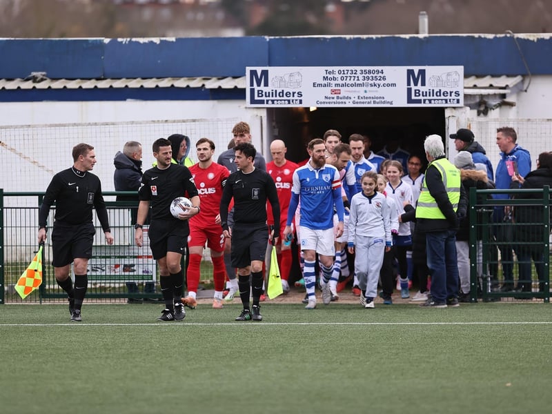 Worthing in action away to Tonbridge Angels in National League South