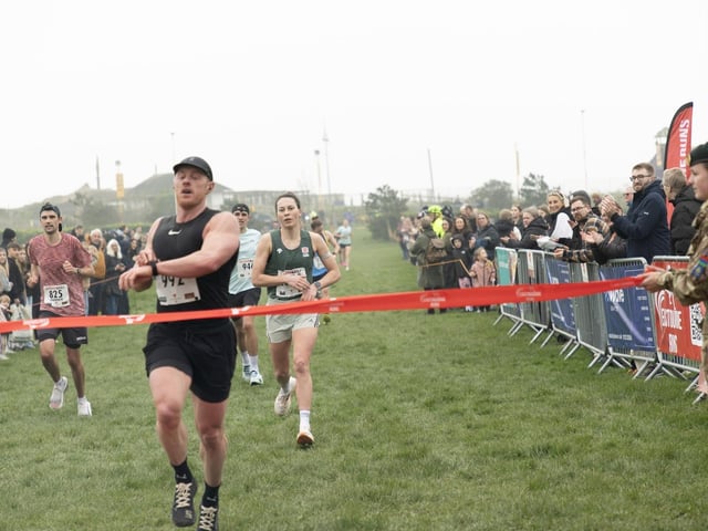 Medals, top 3s, sponsors and a variety from the course of this year's Eastbourne Half Marathon