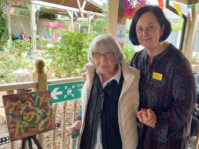 The power of art therapy was demonstrated at St Winefrides Residential Home in Littlehampton, as the community was invited in for the annual exhibition